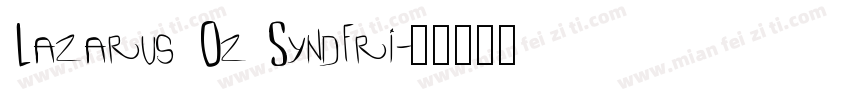 Lazarus Oz Syndfri字体转换